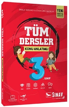 Sınav Yayınları 3. Sınıf Tüm Dersler Konu Anlatımlı