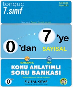  Tonguç Akademi 0 dan 7 ye Sayısal Konu Anlatımlı Soru Bankası