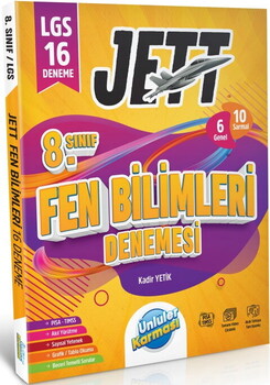  Ünlüler Karması 8. Sınıf LGS Fen Bilimleri JETT 16 Deneme