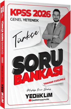  Yediiklim  2026 KPSS Genel Yetenek Türkçe Tamamı Çözümlü Soru Bankası
