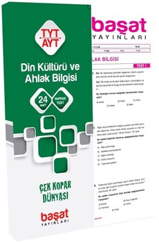 Başat Yayınları TYT AYT Din Kültürü ve Ahlak Bilgisi Yaprak Test