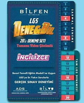  Bilfen Yayıncılık 8. Sınıf İngilizce Denebil 14 lü Deneme Seti