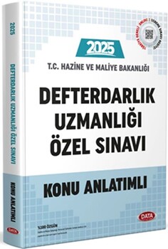  Data Yayınları 2025 T.C. Hazine ve Maliye Bakanlığı Defterdarlık Uzmanlığı Özel Sınavı Konu Anlatımlı