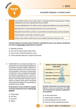  Dikkat Atölyesi Yayınları 8. Sınıf LGS T.C. İnkılap Tarihi ve Atatürkçülük Yeni Nesil Soru Bankası