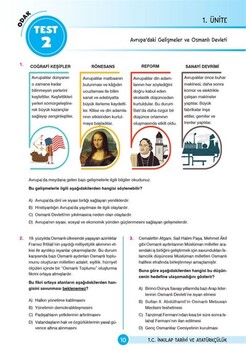  Dikkat Atölyesi Yayınları 8. Sınıf LGS T.C. İnkılap Tarihi ve Atatürkçülük Yeni Nesil Soru Bankası