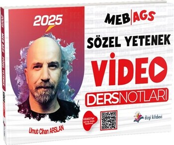  Dizgi Kitap 2025 MEB AGS Sözel Yetenek Video Ders Notları