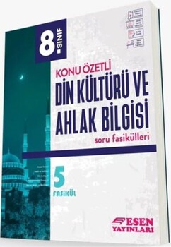  Esen Yayınları 8. Sınıf Konu Özetli Din Kültürü Ve Ahlak Bilgisi Soru Fasikülleri