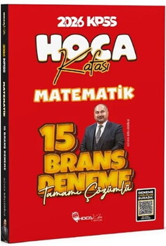  Hoca Kafası 2026 KPSS Matematik 15 Deneme