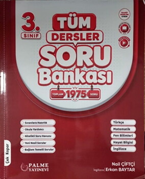Palme Yayınları 3. Sınıf Tüm Dersler Soru Bankası Kitabı