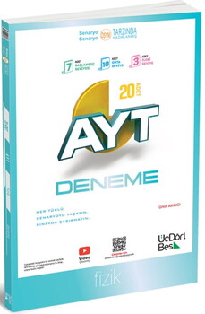  ÜçDörtBeş Yayınları AYT Fizik 20 Deneme