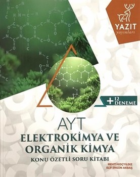  Yazıt Yayınları AYT Elektrokimya ve Organik Kimya Konu Özetli Soru Bankası