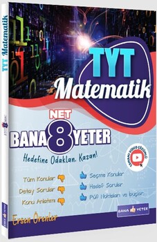  Bana Yeter Yayınları TYT Matematik Bana 8 Net Yeter