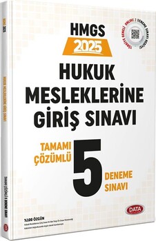  Data Yayınları 2025 Hukuk Mesleklerine Giriş Sınavı 5 Deneme Sınavı