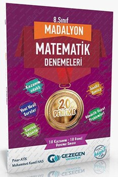  Gezegen Yayınları 8. Sınıf Matematik Madalyon 20 li Denemeleri