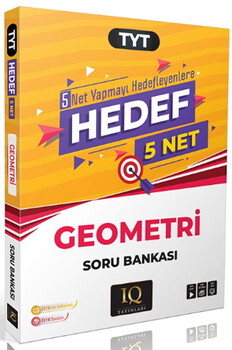  IQ Yayınları TYT Geometri Hedef 5 Net Soru Bankası