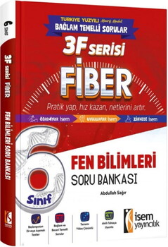 İsem Yayınları 6. Sınıf Fen Bilimleri 3F Fiber Soru Bankası