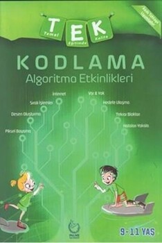 Palme Yayınları TEK Kodlama Algoritma Etkinlikleri 9-11 Yaş