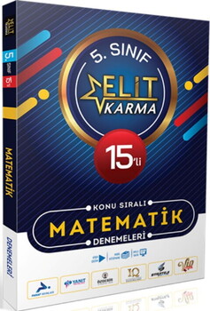 Paraf Yayınları 5. Sınıf Elit Karma Matematik 15 Branş Denemeleri