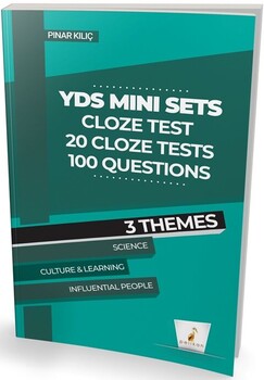  Pelikan Yayınları YDS İngilizce Mini Sets Cloze Test