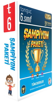 Tonguç Akademi 6. Sınıf Şampiyon Paketi