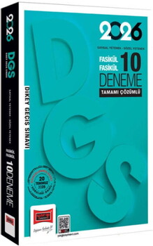  Yargı Yayınları 2026 DGS Sayısal Sözel Yetenek Tamamı Çözümlü 10 Deneme