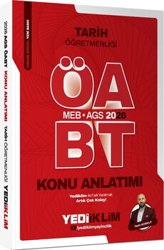 Yediiklim  2026 MEB AGS ÖABT Tarih Öğretmenliği Konu Anlatımı