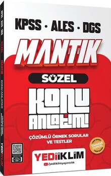  Yediiklim  KPSS ALES DGS Sözel Mantık Konu Anlatımı