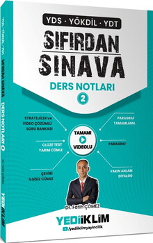 Yediiklim  YDS YÖKDİL YDT Sıfırdan Sınava Tamamı Videolu Ders Notları 2. Kitap