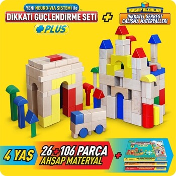  Adeda Yayıncılık Dikkat Güçlendirme Seti Plus 4 Yaş