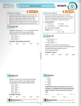  Aromat Yayınları TYT Matematik 30 Net Model Sorular Soru Bankası
