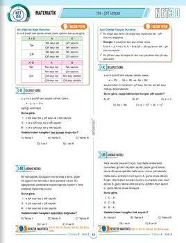  Aromat Yayınları TYT Matematik 30 Net Model Sorular Soru Bankası