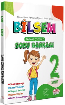  Editör Yayınları 2. Sınıf Bilsem Tamamı Çözümlü Soru Bankası