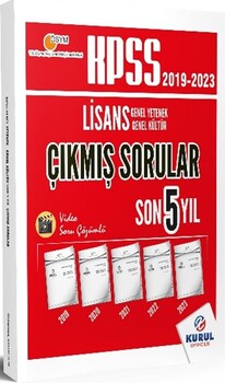  Kurul Yayıncılık KPSS Lisans Genel Yetenek Genel Kültür Son 5 Yıl Çıkmış Sorular ve Video Çözümleri