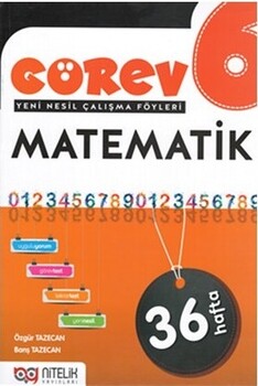  Nitelik Yayınları 6. Sınıf Matematik Görev Yeni Nesil Çalışma Föyleri