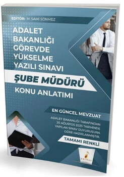  Pelikan Yayınları GYS Adalet Bakanlığı Şube Müdürü Konu Anlatımı
