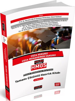  Savaş Yayınları HMGS Ceza Hukuku Ceza Muhakemesi Hukuku Tamamı Çözümlü Hazırlık Kitabı