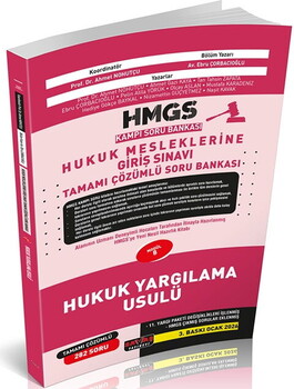  Savaş Yayınları HMGS Kampı Hukuk Yargılama Usulü Soru Bankası