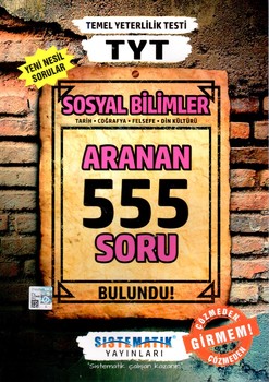  Sistematik Yayınları TYT Sosyal Bilimler 555 Aranan Soru