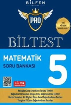  Bilfen Yayıncılık 5. Sınıf Matematik Biltest Soru Bankası