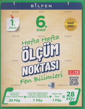 Bilfen Yayıncılık 6. Sınıf Fen Bilimleri Ölçüm Noktası 1. Dönem