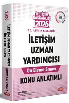 Data Yayınları 2026 İletişim Başkanlığı İletişim Uzman Yardımcısı Ön Eleme Sınavı Konu Anlatımlı