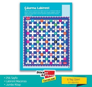 Dikkat Atölyesi Yayınları Jumbo Kitap Şaşırtıcı Labirentler