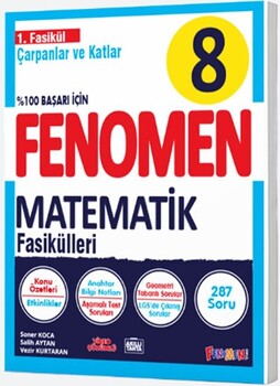  Fenomen Okul Yayınları 8. Sınıf Matematik Fenomen Fasikül 1 Çarpanlara Ayırma