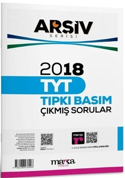  Marka Yayınları TYT Arşiv Serisi 2018 Çıkmış Sorular Tıpkı Basım