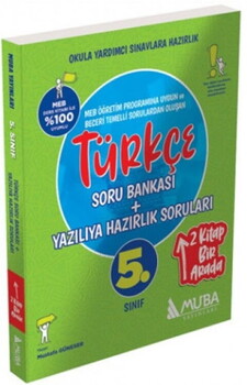  Muba Yayınları 5. Sınıf Türkçe Soru Bankası Yazılıya Hazırlık Soruları