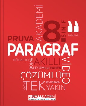  Pruva Akademi 8. Sınıf Paragraf Soru Bankası
