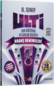  Ulti Yayınları 8. Sınıf LGS Din Kültürü ve Ahlak Bilgisi  Denemeleri