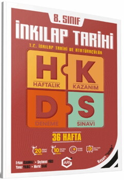 Arı Yayıncılık 8. Sınıf T.C. İnkılap Tarihi ve Atatürkçülük Arı Haftalık Kazanım Deneme