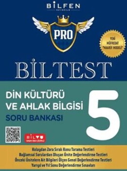  Bilfen Yayıncılık 5. Sınıf Din Kültürü ve Ahlak Bilgisi Biltest Soru Bankası