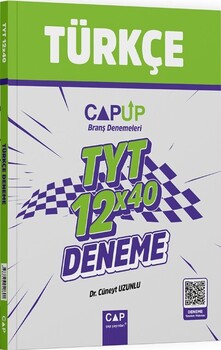  Çap Yayınları TYT Türkçe 12 x 40 Up Deneme